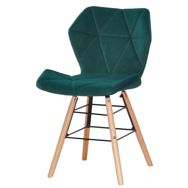 Стілець Onder Mebli Greg Q Зелений B-1003 Оксамит-1