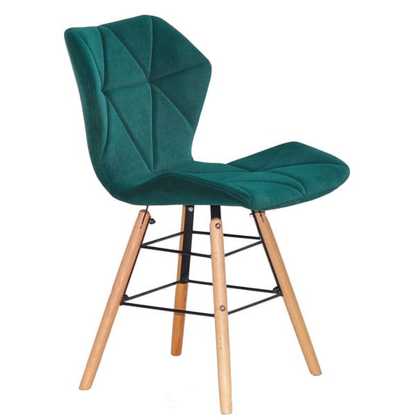 Стілець Onder Mebli Greg Q Зелений B-1003 Оксамит-2