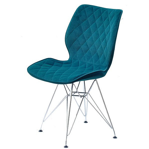 Стілець Onder Mebli Nolan CH-ML Зелений B-1003 Оксамит-1