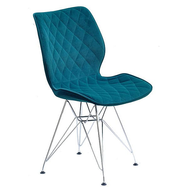 Стілець Onder Mebli Nolan CH-ML Зелений B-1003 Оксамит-0