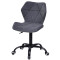 Стул Onder Mebli Torino BK-Office Серый B-1004 Бархат-1-thumb