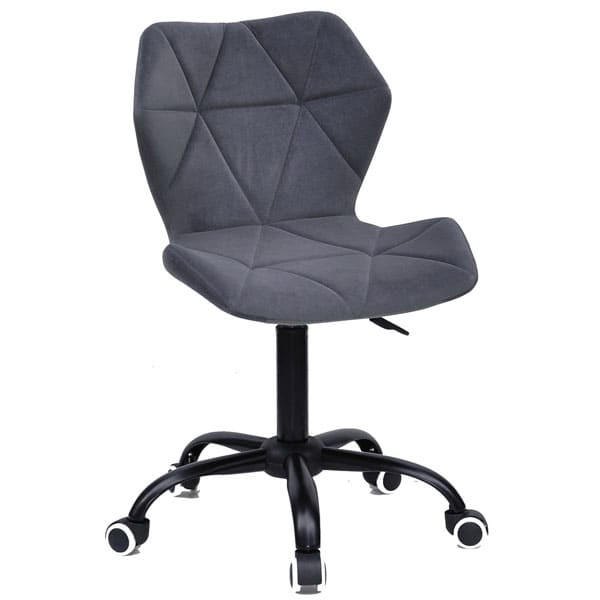 Стул Onder Mebli Torino BK-Office Серый B-1004 Бархат-0