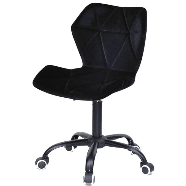 Стілець Onder Mebli Torino BK-Office Чорний B-1011 Оксамит-1