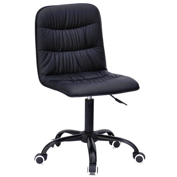 Стул Onder Mebli Split BK-Office Черный Экокожа-0