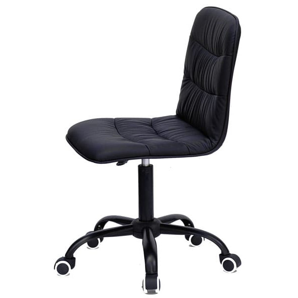 Стул Onder Mebli Split BK-Office Черный Экокожа-2