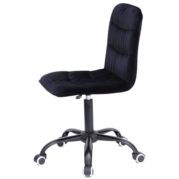 Стілець Onder Mebli Split BK-Office Чорний B-1011 Оксамит-2