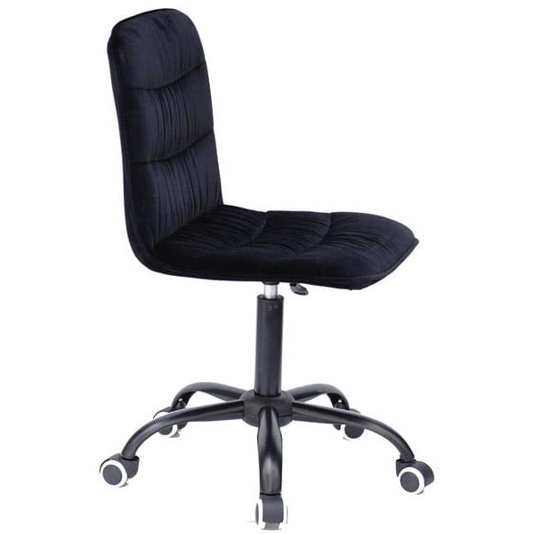 Стілець Onder Mebli Split BK-Office Чорний B-1011 Оксамит-3