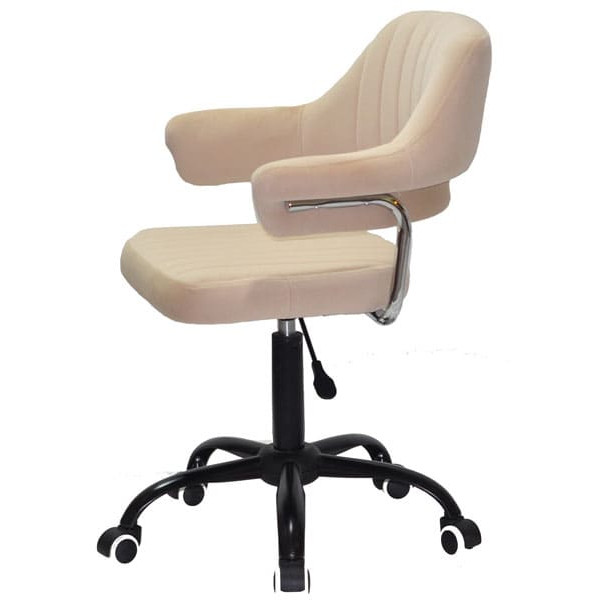 Стілець Onder Mebli Jeff BK-Office Бежевий B-1005 Оксамит-1