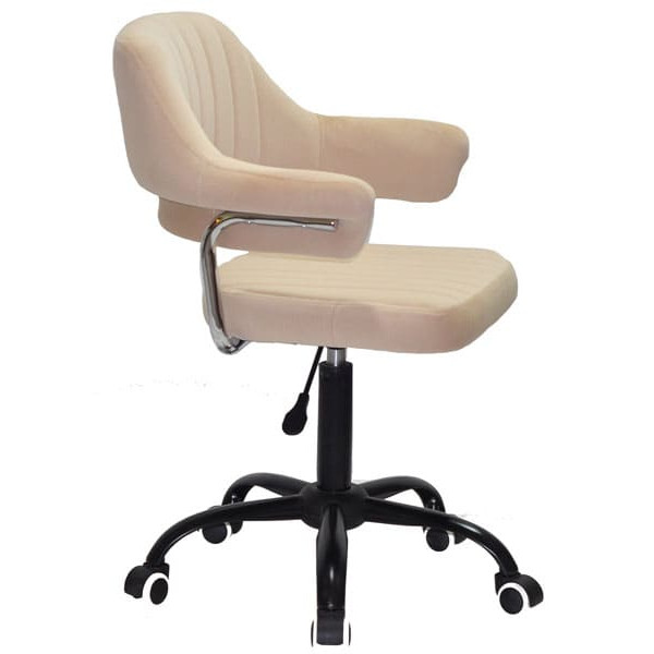 Стілець Onder Mebli Jeff BK-Office Бежевий B-1005 Оксамит-2