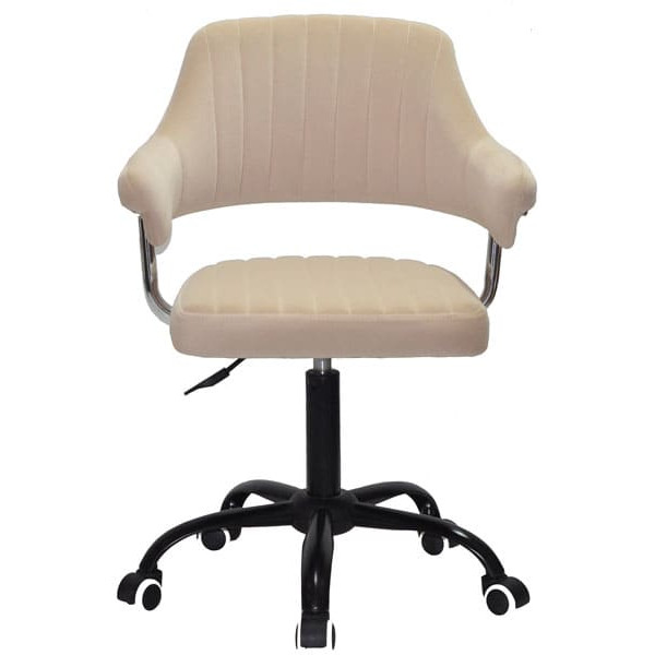Стілець Onder Mebli Jeff BK-Office Бежевий B-1005 Оксамит-0