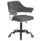 Стілець Onder Mebli Jeff BK-Office Сірий B-1004 Оксамит-2-thumb