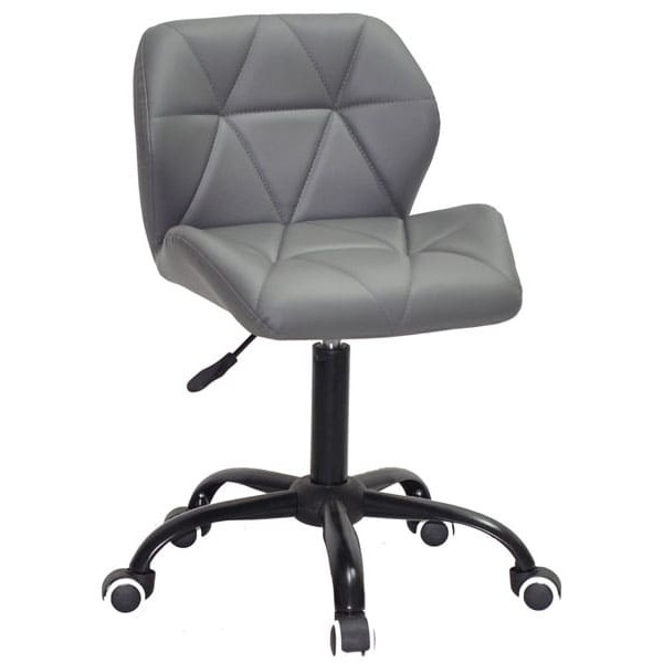 Стул Onder Mebli Set BK-Office Серый 1001 Экокожа-0