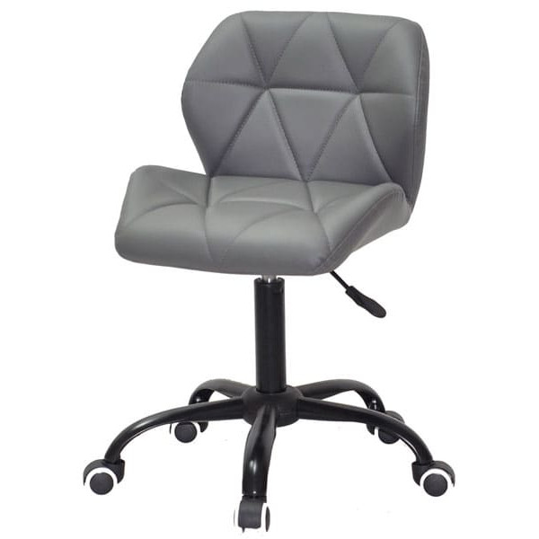 Стул Onder Mebli Set BK-Office Серый 1001 Экокожа-1