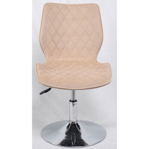 Стул Onder Mebli Toni CH-BASE Бежевый B-1005 Бархат-2