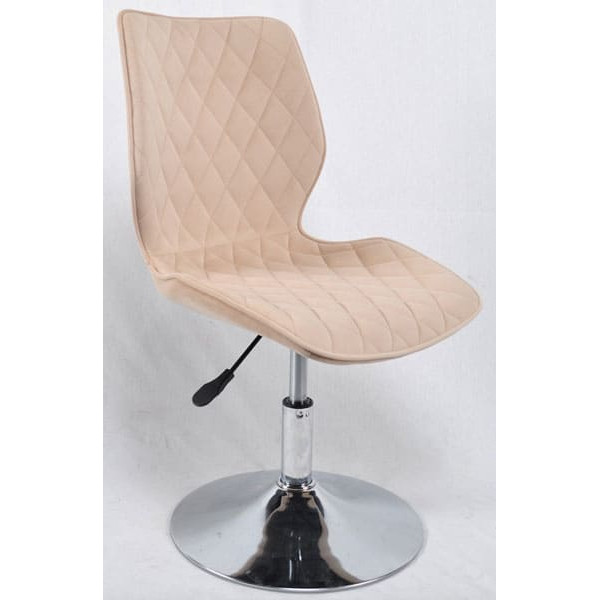 Стул Onder Mebli Toni CH-BASE Бежевый B-1005 Бархат-0