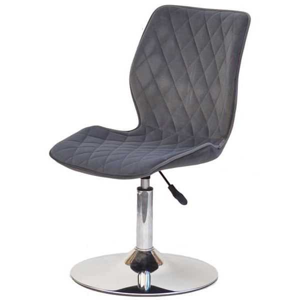 Стул Onder Mebli Toni CH-BASE Серый B-1004 Бархат-1