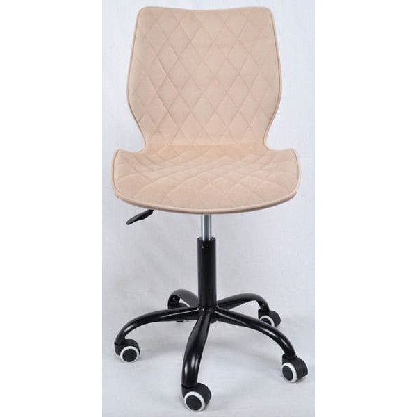 Стілець Onder Mebli Toni BK-Office Бежевий B-1005 Оксамит-2
