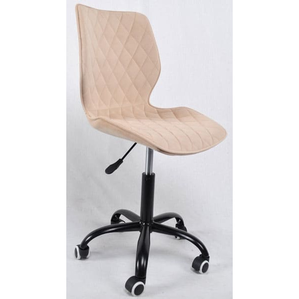 Стілець Onder Mebli Toni BK-Office Бежевий B-1005 Оксамит-0