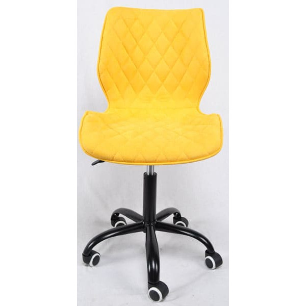 Стілець Onder Mebli Toni BK-Office Жовтий SH-5 Шеніл-2