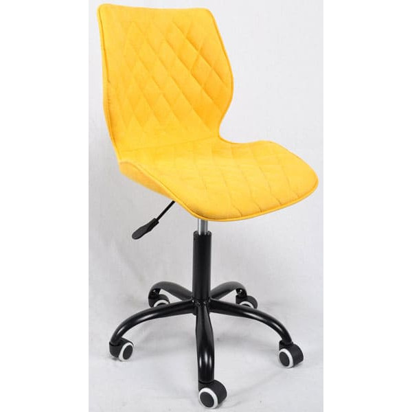 Стілець Onder Mebli Toni BK-Office Жовтий SH-5 Шеніл-0