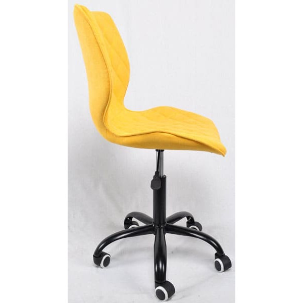 Стілець Onder Mebli Toni BK-Office Жовтий SH-5 Шеніл-1