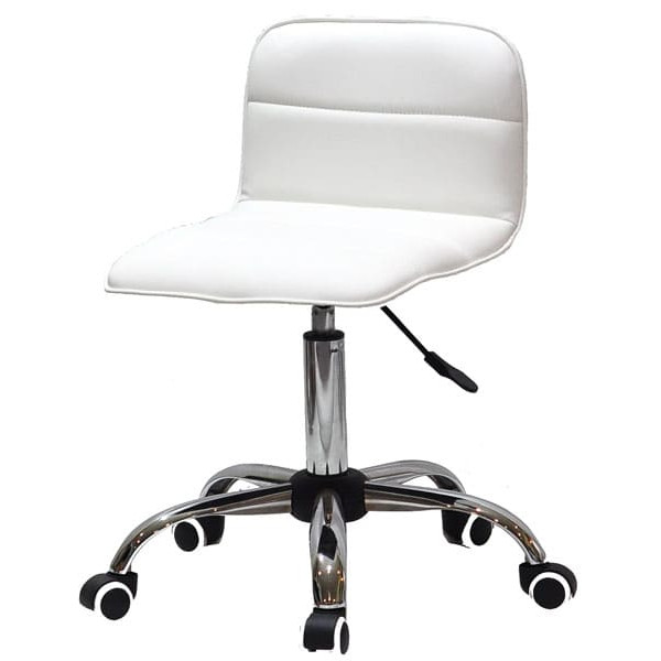 Стул Onder Mebli Real CH-Office Белый Экокожа-1