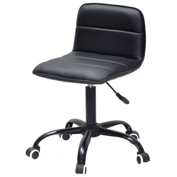 Стілець Onder Mebli Real BK-Office Чорний Екошкіра-1