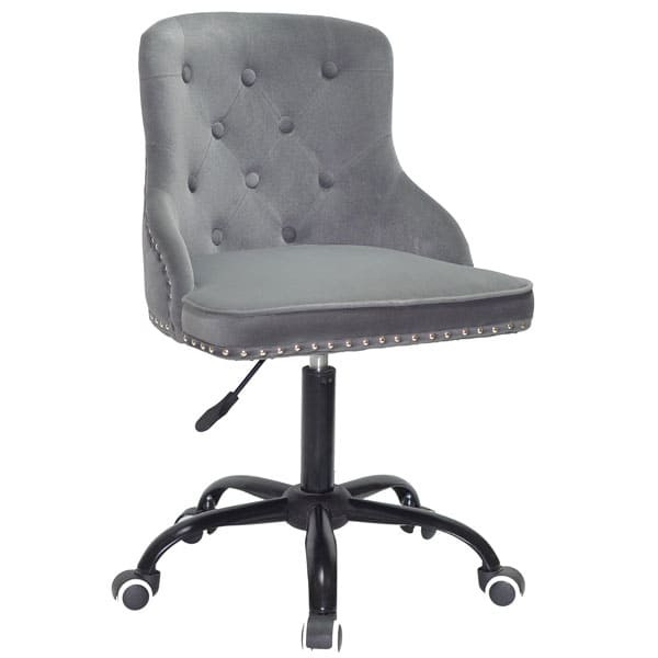 Стілець Onder Mebli OLIMP BK-OFFICE Сірий B-1004 Оксамит-0