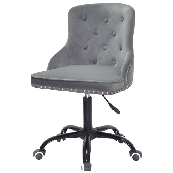 Стілець Onder Mebli OLIMP BK-OFFICE Сірий B-1004 Оксамит-1