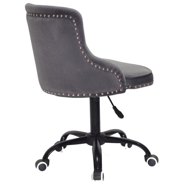 Стілець Onder Mebli OLIMP BK-OFFICE Сірий B-1004 Оксамит-2