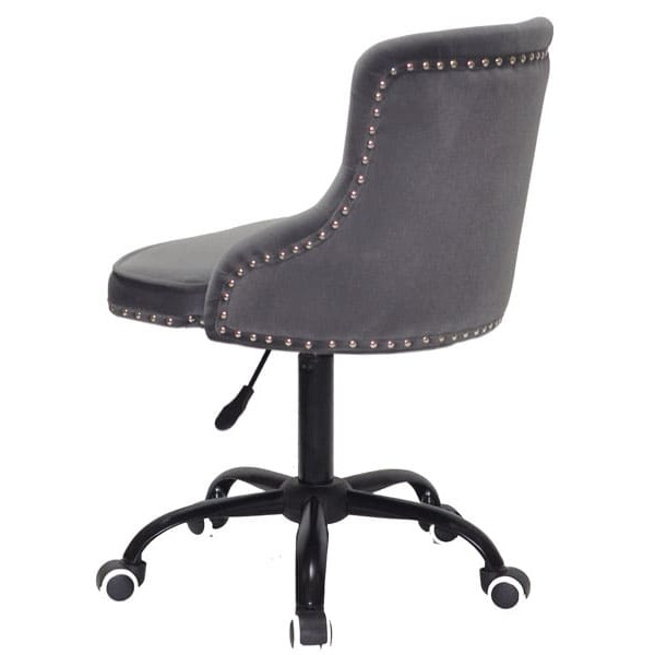 Стілець Onder Mebli OLIMP BK-OFFICE Сірий B-1004 Оксамит-3