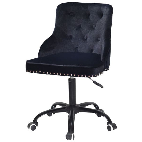 Стул Onder Mebli OLIMP BK-OFFICE Черный B-1011 Бархат-1