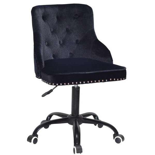 Стул Onder Mebli OLIMP BK-OFFICE Черный B-1011 Бархат-0