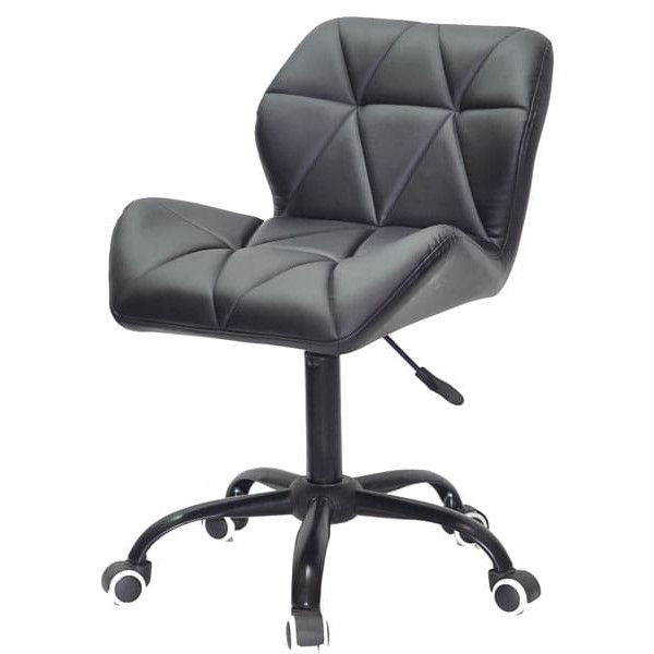 Стілець Onder Mebli Paris BK-OFFICE Чорний Екошкіра-1