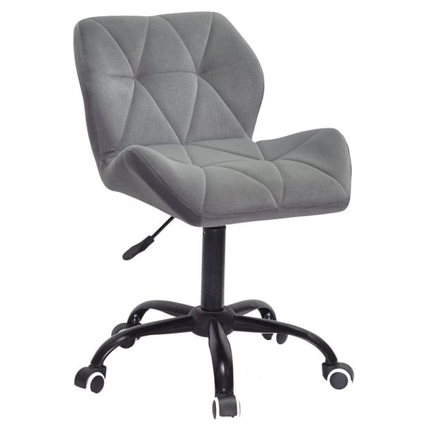 Стілець Onder Mebli Paris BK-OFFICE Сірий B-1004 Оксамит-0
