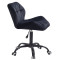 Стілець Onder Mebli Paris BK-OFFICE Чорний B-1011 Оксамит-2-thumb