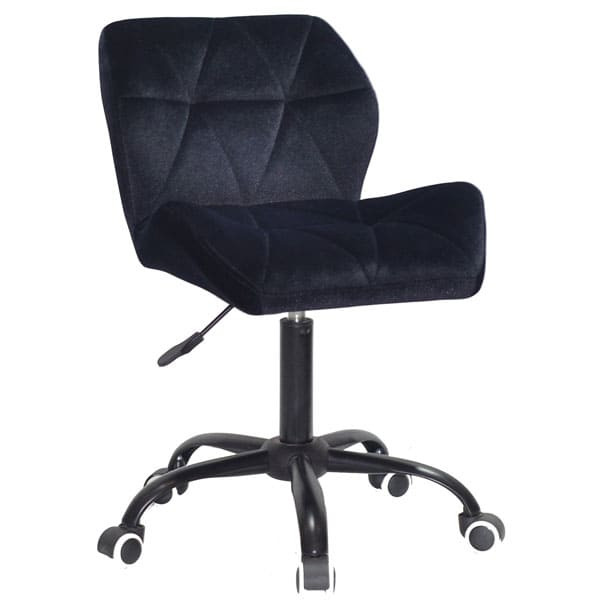Стул Onder Mebli Paris BK-OFFICE Черный B-1011 Бархат-0