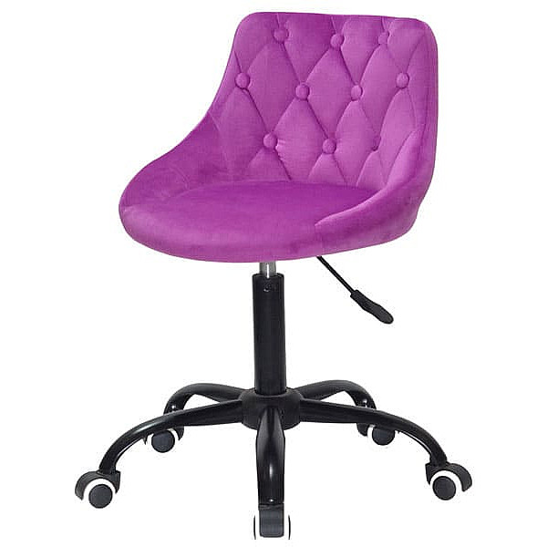 Стул Onder Mebli FORO+BUTTON BK-OFFICE Сирень B-1022 Бархат-1