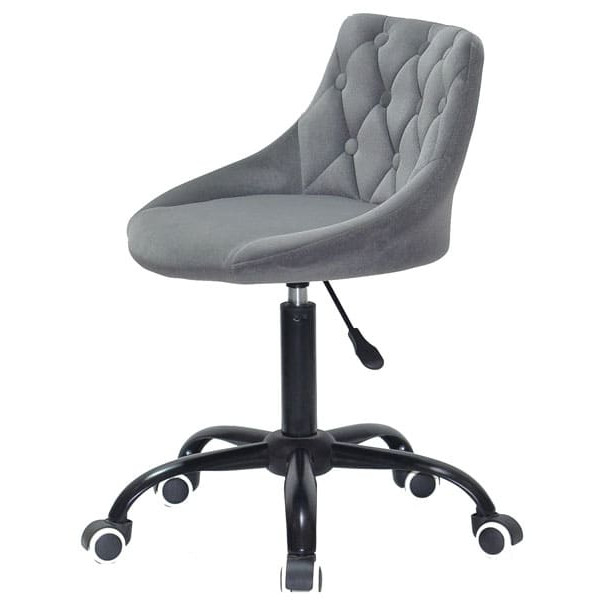 Стул Onder Mebli FORO+BUTTON BK-OFFICE Серый B-1004 Бархат-2