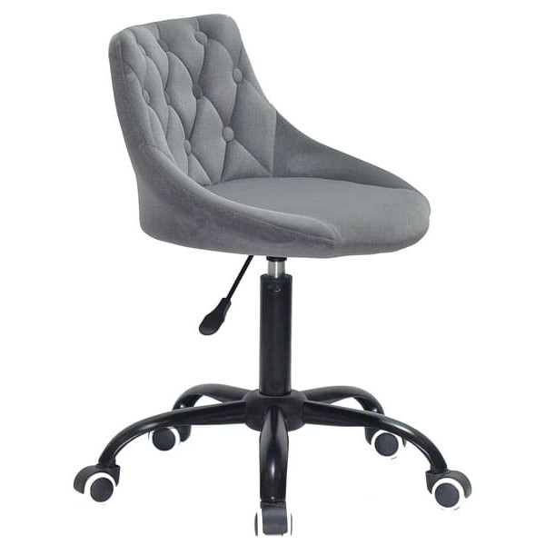 Стул Onder Mebli FORO+BUTTON BK-OFFICE Серый B-1004 Бархат-3