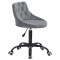 Стілець Onder Mebli FORO+BUTTON BK-OFFICE Сірий B-1004 Оксамит-3-thumb