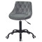 Стілець Onder Mebli FORO+BUTTON BK-OFFICE Сірий B-1004 Оксамит-1-thumb