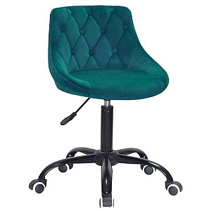 Стул Onder Mebli FORO+BUTTON BK-OFFICE Зеленый B-1003 Бархат