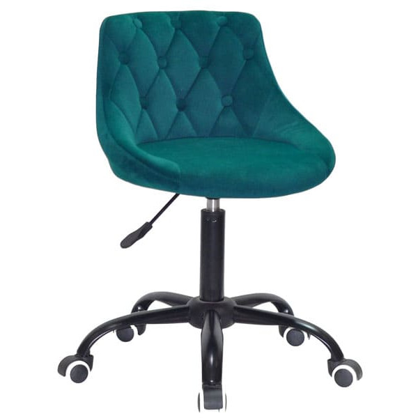 Стул Onder Mebli FORO+BUTTON BK-OFFICE Зеленый B-1003 Бархат-0