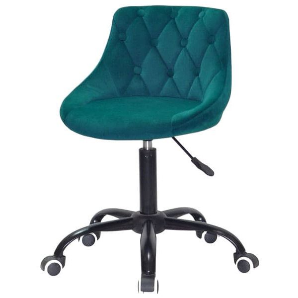 Стул Onder Mebli FORO+BUTTON BK-OFFICE Зеленый B-1003 Бархат-1