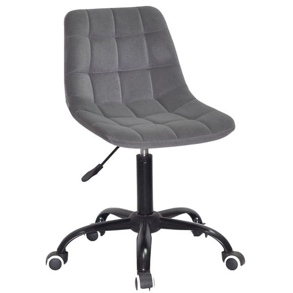Стілець Onder Mebli Robin BK-OFFICE Сірий B-1004 Оксамит-0
