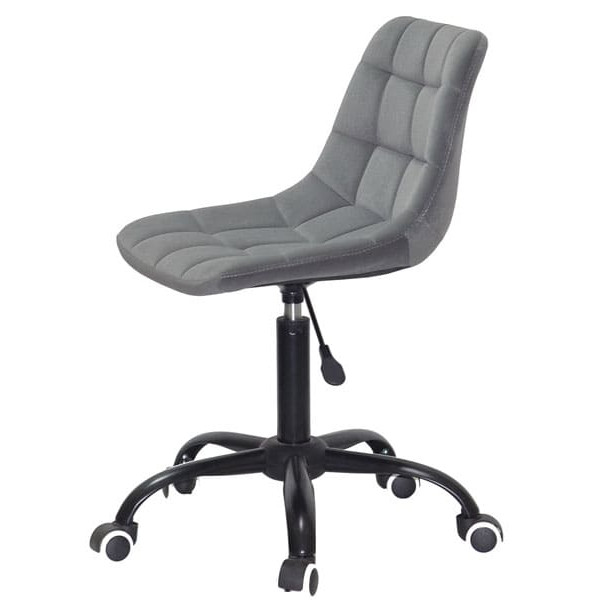 Стілець Onder Mebli Robin BK-OFFICE Сірий B-1004 Оксамит-2