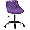 Стул Onder Mebli FORO+SV BK-OFFICE Черный B-1011 Бархат-0-thumb