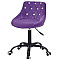 Стул Onder Mebli FORO+SV BK-OFFICE Черный B-1011 Бархат-1-thumb
