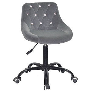 Стілець Onder Mebli FORO+SV BK-OFFICE Сірий B-1004 Оксамит